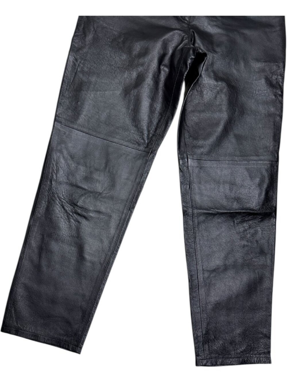 FORENZA GENUINE LEATHER Designer Vintage Retro Casual Pants Womens Small - Picture 6 of 6